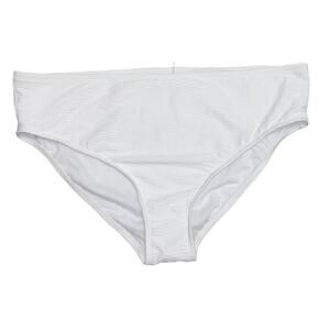 Stoney Clover Lane x Target White Textured Bikini Bottoms‎ 2X NWT High Rise Swim